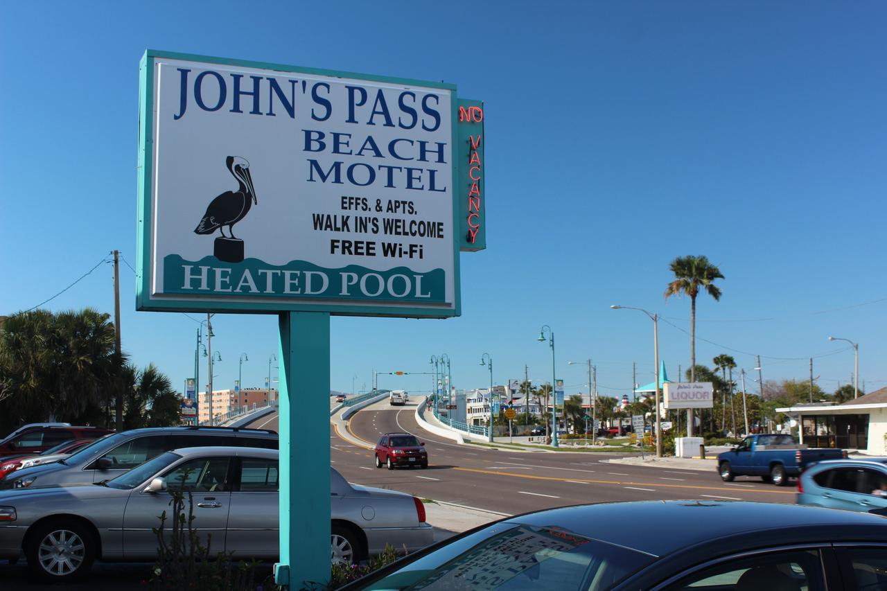 Johns Pass Beach Motel Treasure Island Exterior foto